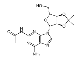 2-acetylamino-O2',O3'-isopropylidene-adenosine Structure