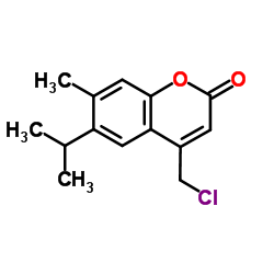 4-Chloromethyl-6-isopropyl-7-methyl-chromen-2-one picture