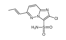 2-chloro-6-prop-1-enylimidazo[1,2-b]pyridazine-3-sulfonamide Structure