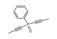 phenyl-di-prop-1-ynyl-phosphane oxide Structure