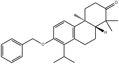 13-(Benzyloxy)-14-isopropylpodocarpa-8,11,13-trien-3-one结构式