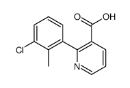 2-(3-chloro-2-methylphenyl)pyridine-3-carboxylic acid Structure