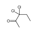 2-Pentanone,3,3-dichloro- Structure