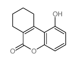 1-hydroxy-7,8,9,10-tetrahydrobenzo[c]chromen-6-one结构式