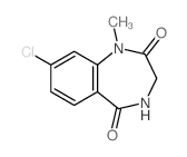 10-chloro-2-methyl-2,5-diazabicyclo[5.4.0]undeca-8,10,12-triene-3,6-dione Structure