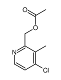 (4-chloro-3-methylpyridin-2-yl)methyl acetate Structure