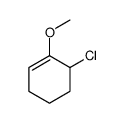 6-chloro-1-methoxycyclohexene结构式