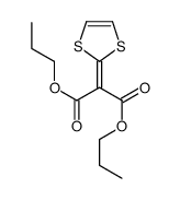 dipropyl 2-(1,3-dithiol-2-ylidene)propanedioate结构式