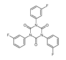 1,3,5-tris(3-fluorophenyl)-1,3,5-triazinane-2,4,6-trione Structure