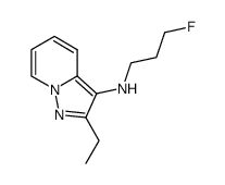 Pyrazolo[1,5-a]pyridin-3-amine, 2-ethyl-N-(3-fluoropropyl)- (9CI) picture