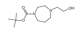 1-Boc-4-(2-hydroxyethyl)homopiperazine Structure