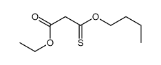 ethyl 3-butoxy-3-sulfanylidenepropanoate Structure