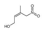 3-methyl-4-nitrobut-2-en-1-ol Structure