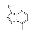 3-bromo-7-methylpyrazolo[1,5-a]pyrimidine结构式