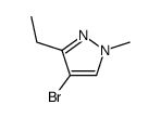 4-Bromo-3-ethyl-1-methyl-1H-pyrazole结构式