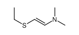 2-ethylsulfanyl-N,N-dimethylethenamine Structure