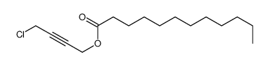 4-chlorobut-2-ynyl dodecanoate结构式