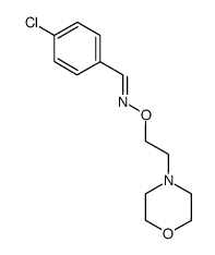 4-chloro-benzaldehyde O-(2-morpholin-4-yl-ethyl)-oxime Structure