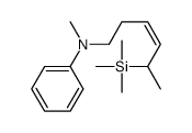 N-methyl-N-(5-trimethylsilylhex-3-enyl)aniline Structure