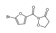2-(5-bromofuran-2-carbonyl)-1,2-oxazolidin-3-one Structure