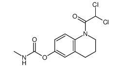 1-dichloroacetyl-6-methylcarbamoyloxy-1,2,3,4-tetrahydro-quinoline Structure