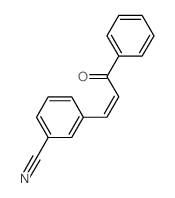 Benzonitrile,3-(3-oxo-3-phenyl-1-propen-1-yl)-结构式