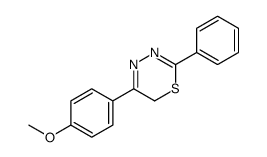 5-(4-methoxyphenyl)-2-phenyl-6H-1,3,4-thiadiazine结构式