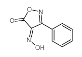 (4Z)-3-Phenylisoxazole-4,5-dione 4-oxime结构式