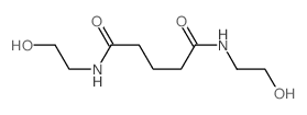 N,N-bis(2-hydroxyethyl)pentanediamide Structure