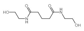 N,N-bis(2-hydroxyethyl)pentanediamide结构式