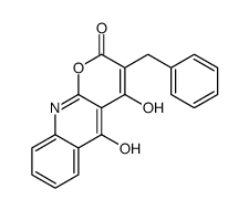 3-benzyl-4-hydroxy-10H-pyrano[2,3-b]quinoline-2,5-dione结构式