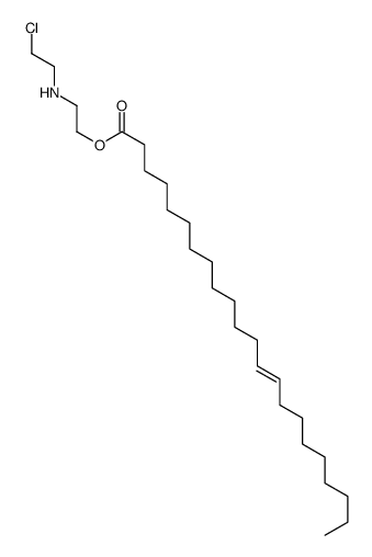 2-(2-chloroethylamino)ethyl docos-13-enoate结构式