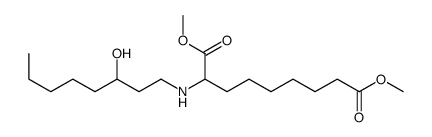 dimethyl 2-(3-hydroxyoctylamino)nonanedioate结构式