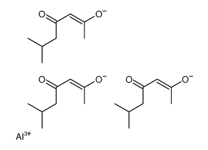 tris(6-methylheptane-2,4-dionato-O,O')aluminium Structure