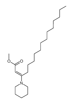 3-Piperidino-2-hexadecensaeure-methylester Structure