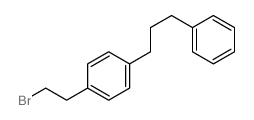 Benzene,1-(2-bromoethyl)-4-(3-phenylpropyl)- structure
