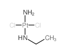 Platinum,amminedichloro(ethanamine)-, (SP-4-3)- Structure