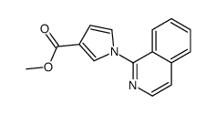 methyl 1-isoquinolin-1-ylpyrrole-3-carboxylate结构式