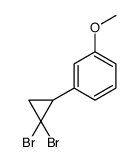 1-(2,2-dibromocyclopropyl)-3-methoxybenzene结构式