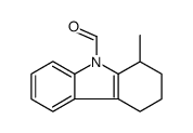 1-methyl-1,2,3,4-tetrahydrocarbazole-9-carbaldehyde结构式