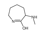 hexahydro-3-(methylamino)-2H-azepin-2-one结构式