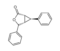 4,6-diphenyl-3-oxa-bicyclo[3.1.0]hexan-2-one结构式