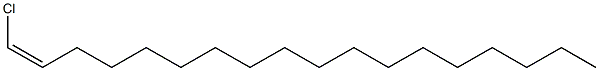 cis-1-chloro-1-octadecene Structure