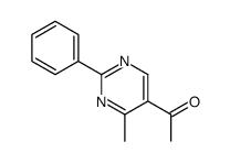 1-(4-methyl-2-phenylpyrimidin-5-yl)ethanone结构式