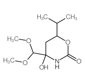 2H-1,3-Oxazin-2-one,4-(dimethoxymethyl)tetrahydro-4-hydroxy-6-(1-methylethyl)- picture