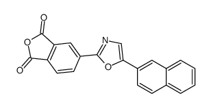 5-(5-naphthalen-2-yl-1,3-oxazol-2-yl)-2-benzofuran-1,3-dione Structure