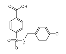 4-[(4-chlorophenyl)methylsulfamoyl]benzoic acid Structure