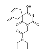 5,5-Diallyl-1-(N,N-diethylcarbamoylmethyl)-2,4,6(1H,3H,5H)-pyrimidinetrione structure