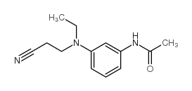 3-acetamido-N-ethyl-N-cyanoethylaniline Structure