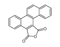 chrysene-5,6-dicarboxylic acid-anhydride结构式